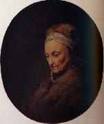 The Prophetess Hannab (mk33) Rembrandt